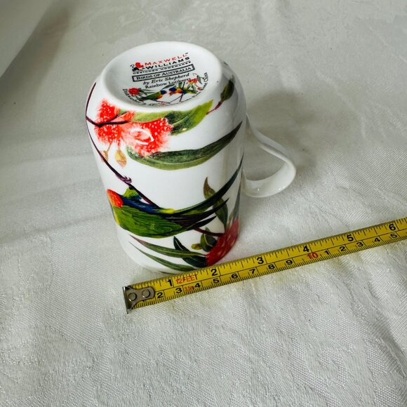 Eric Shepherd Coffee Mug Fine Bone China Rainbow Lorikeets Birds Australia - Picture 11 of 11